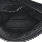 GG Monogram Web Flat Messenger Bag Black