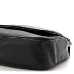 Lambskin Matelasse Monogram Large Jamie 4.3 Black
