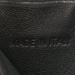 Grained Calfskin Graffiti BB Chain Wallet Black Bleu Violet