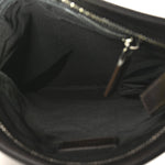 Stamped Calfskin Crossbody Bag Brown