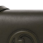 Roxy Calfskin Medium Blondie Top Handle Bag Forest Green