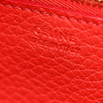 Crisped Calfskin Small Tie Knot Tote Vermillion
