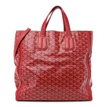 Goyardine Voltaire Tote Red
