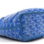 Goyardine Reversible Mini Anjou Sky Blue