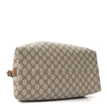 GG Icon Monogram Padlock Shoulder Bag Beige Dark Brown