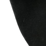 Drummed Calfskin Suede Medium Trapeze Black