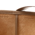 Grained Calfskin Medium N/S Park Tote Dark Taupe