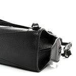 Grained Calfskin Neo Classic Black Hardware Nano City Crossbody Black
