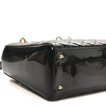 Patent Cannage Medium Lady Dior Black
