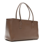 Calfskin Archetype Small Shopping Tote Light Brown