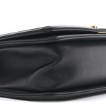 Calfskin Braided Medium Boy Flap Black