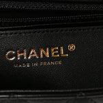 Lambskin Quilted Mini Rectangular Flap Black