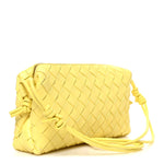 Nappa Intrecciato Small Loop Camera Bag Yellow
