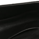 Goatskin Matelasse Mini Chain Shoulder Bag  Black