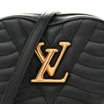 Calfskin New Wave Heart Bag Black