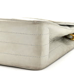 Lambskin Quilted Small Single Flap Light Blue