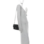 Lambskin Quilted Small My Precious Flap Black