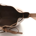 Calfskin Mini Mini Bucket Bag Biscotto