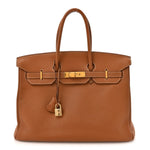 Togo Birkin 35 Gold