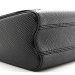 Epi Flowers Twist Shoulder Bag MM Black