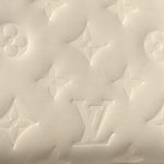 Lambskin Embossed Monogram Coussin PM Beige Cream