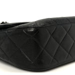 Caviar Quilted Jumbo Single Flap Black