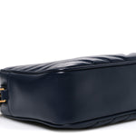 Calfskin Matelasse Monogram Lou Camera Bag Deep Marine