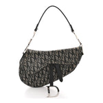 Monogram Saddle Bag Black