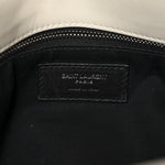 Lambskin Quilted Medium Loulou Puffer Monogram Chain Satchel Crema Soft