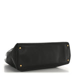 Calfskin Cerf Executive Shopper Tote Black