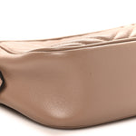 Calfskin Matelasse Small GG Marmont Chain Shoulder Bag Porcelain Rose