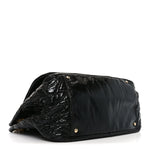 Vinyl Rodeo Accordion Flap Bag Black