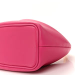 Calfskin Le Petit Calino Ring Top Handle Bag Dark Pink