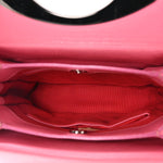 Grained Calfskin Passage Messenger Pink