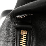 Suede Calfskin Medium Faye Backpack Black