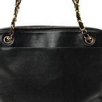 Caviar Triple CC Shoulder Bag Black