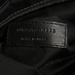Calfskin Y Quilted Monogram Large Loulou Chain Satchel Black