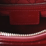 Patent Cannage Medium Lady Dior Red