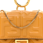 Nappa Matisse FF Embossed Nano Baguette Charm Zucca