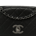 Caviar Quilted Jumbo Single Flap Black