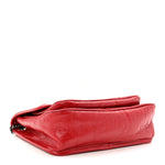 Crinkled Calfskin Matelasse Monogram Baby Niki Chain Satchel Rouge Eros