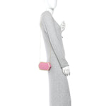 Swarovski Crystal Minaudière Clutch Pink