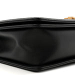 Calfskin Quilted New Medium Boy Flap Black