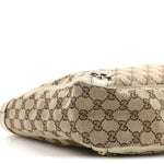 Monogram Medium Abbey Tote White