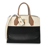 Taurillon City Steamer MM Creme Beige Black