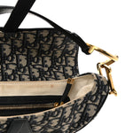 Oblique Saddle Bag Blue