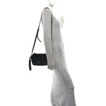 Pebbled Calfskin Small Soho Disco Bag Black