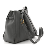 Heavy Grain Calfskin Mini Millie Charcoal