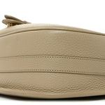 Grained Calfskin Large Bobby Flap Beige
