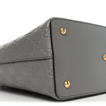 Guccissima Linea A Foldover Tote Storm Grey